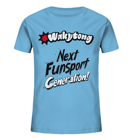 Kids Organic Shirt - Next Funsport Generation - WAKYTONG