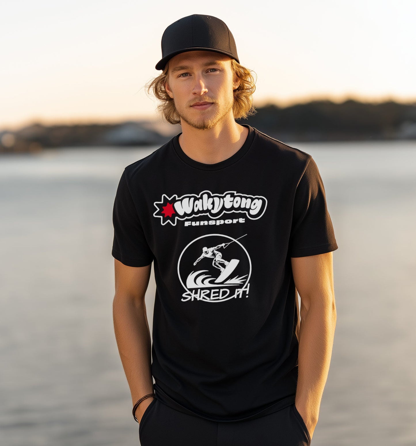 Shred It - Wakeboard T-Shirt - WAKYTONG