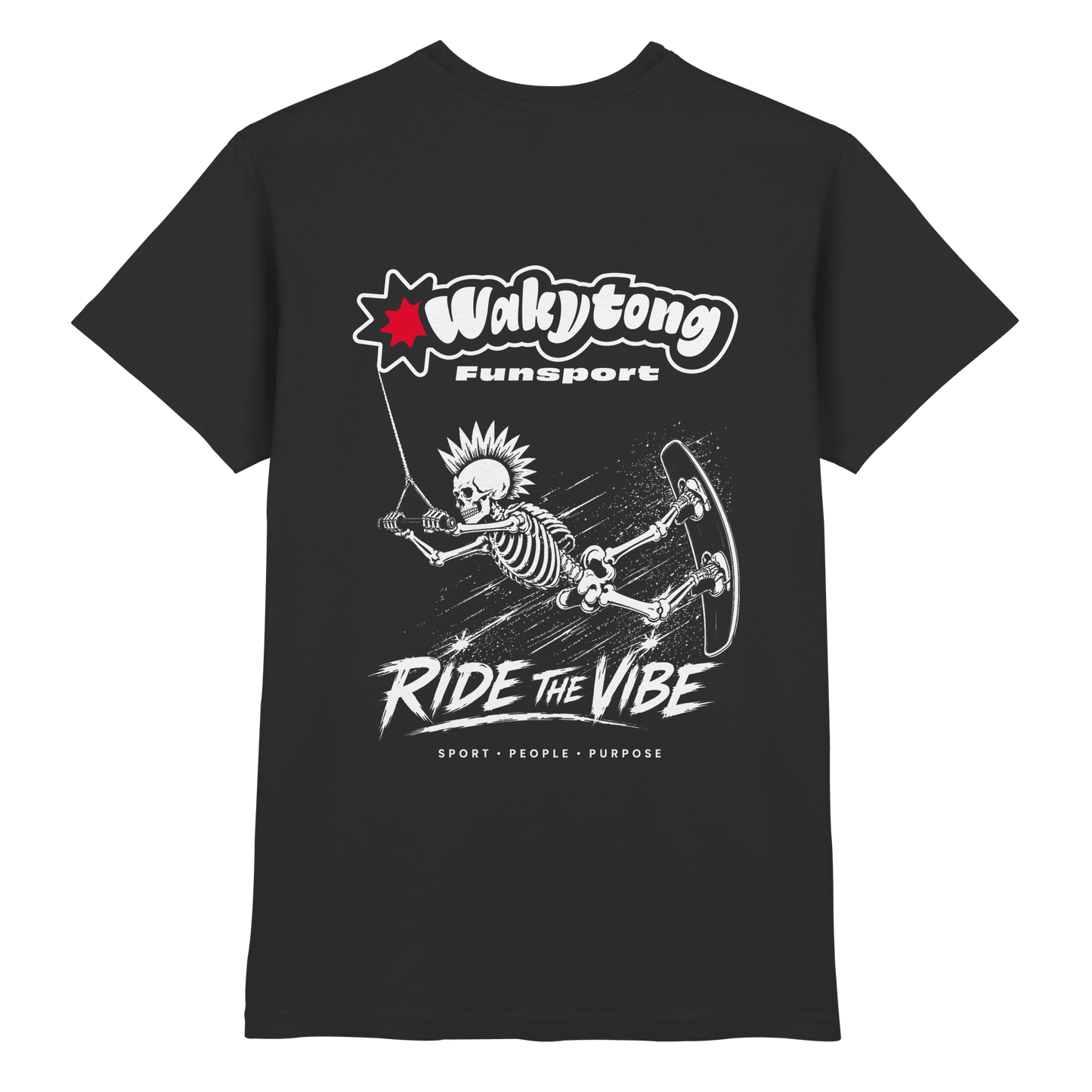 Wakeboard Skeleton - Premium Shirt - WAKYTONG