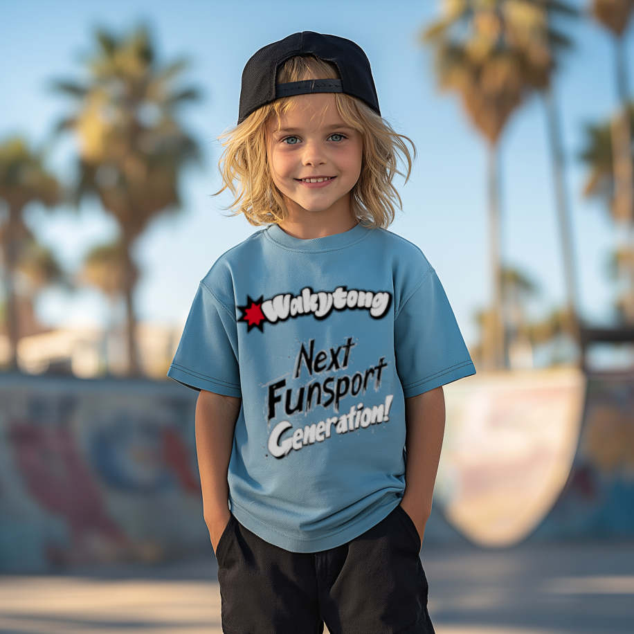 Kids Organic Shirt - Next Funsport Generation - WAKYTONG
