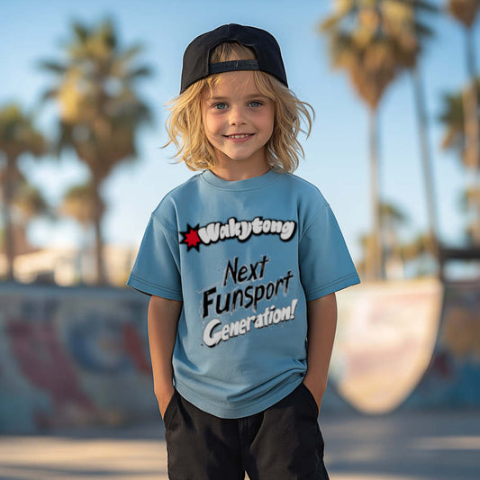 Kids Organic Shirt - Next Funsport Generation - WAKYTONG
