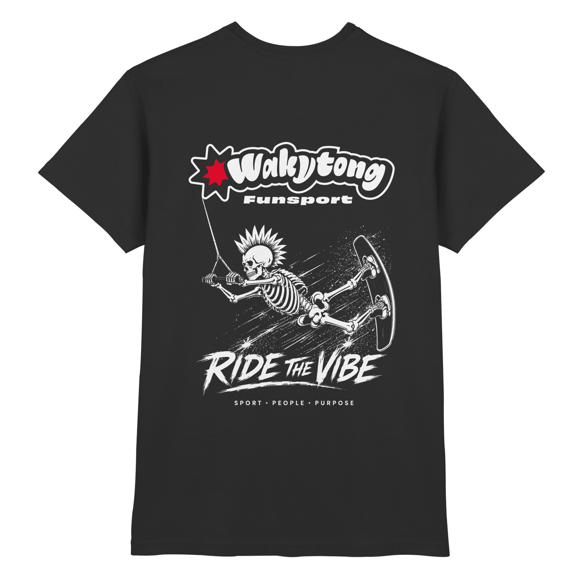 Wakeboard Skeleton - Premium Shirt - WAKYTONG